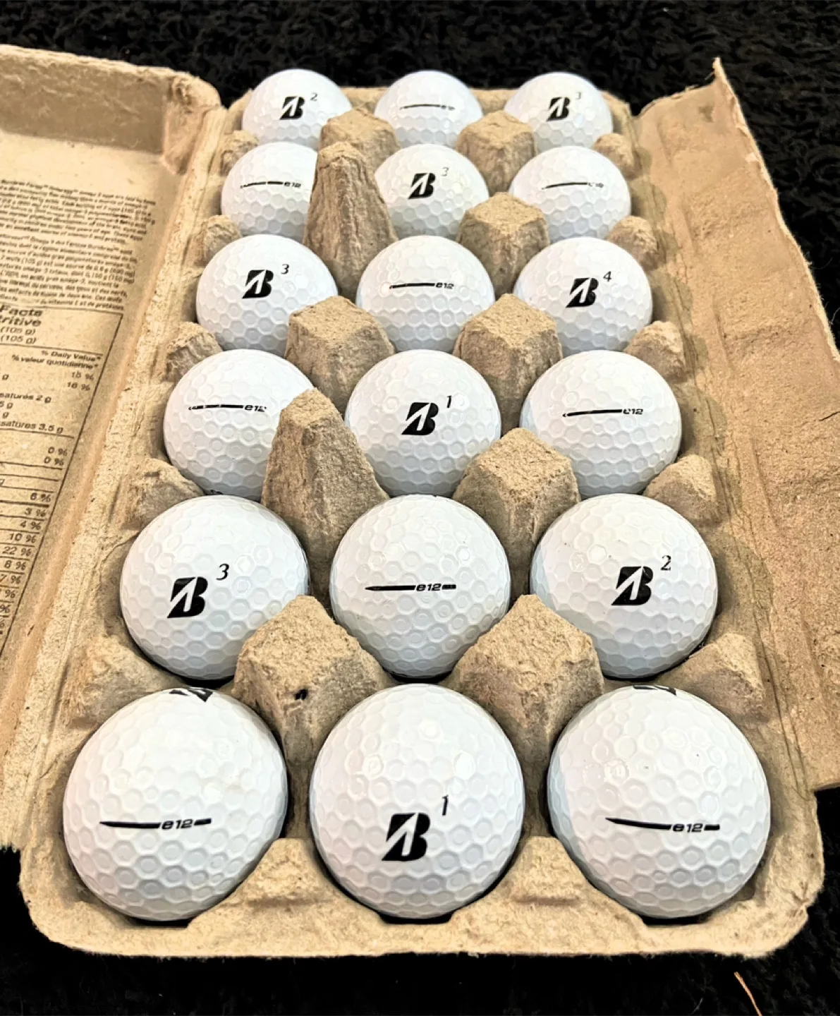 18 Bridgestone E12 Golf Balls thumbnail