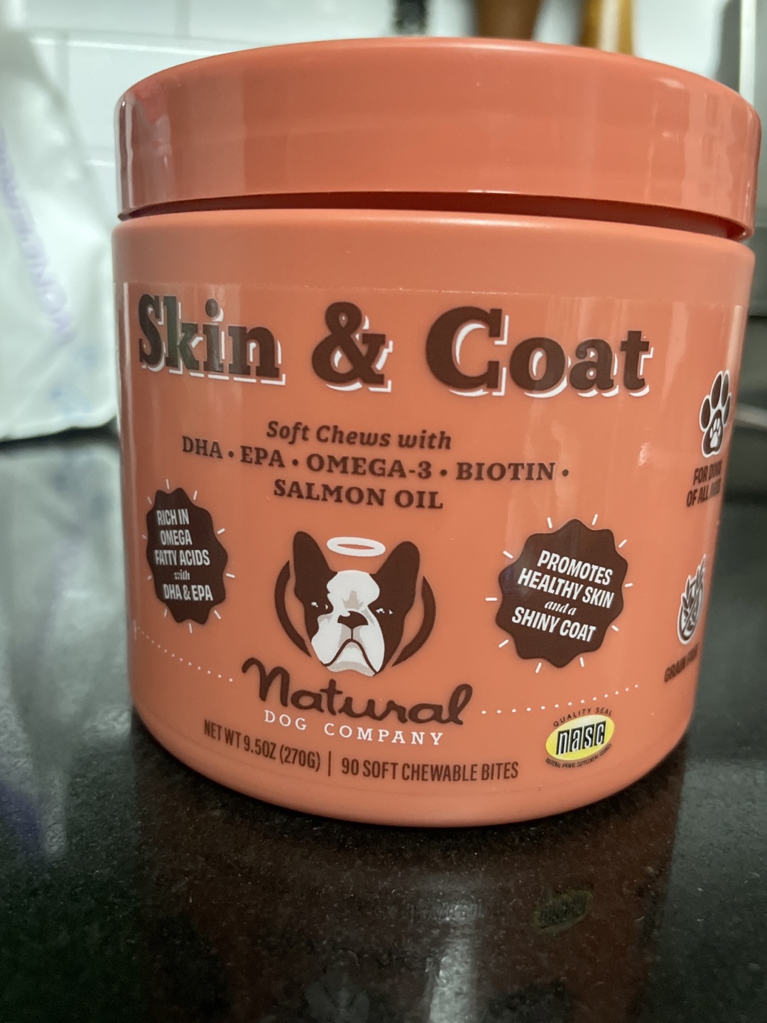 Natural Dog Company Skin & Coat Soft Chews #freecycle