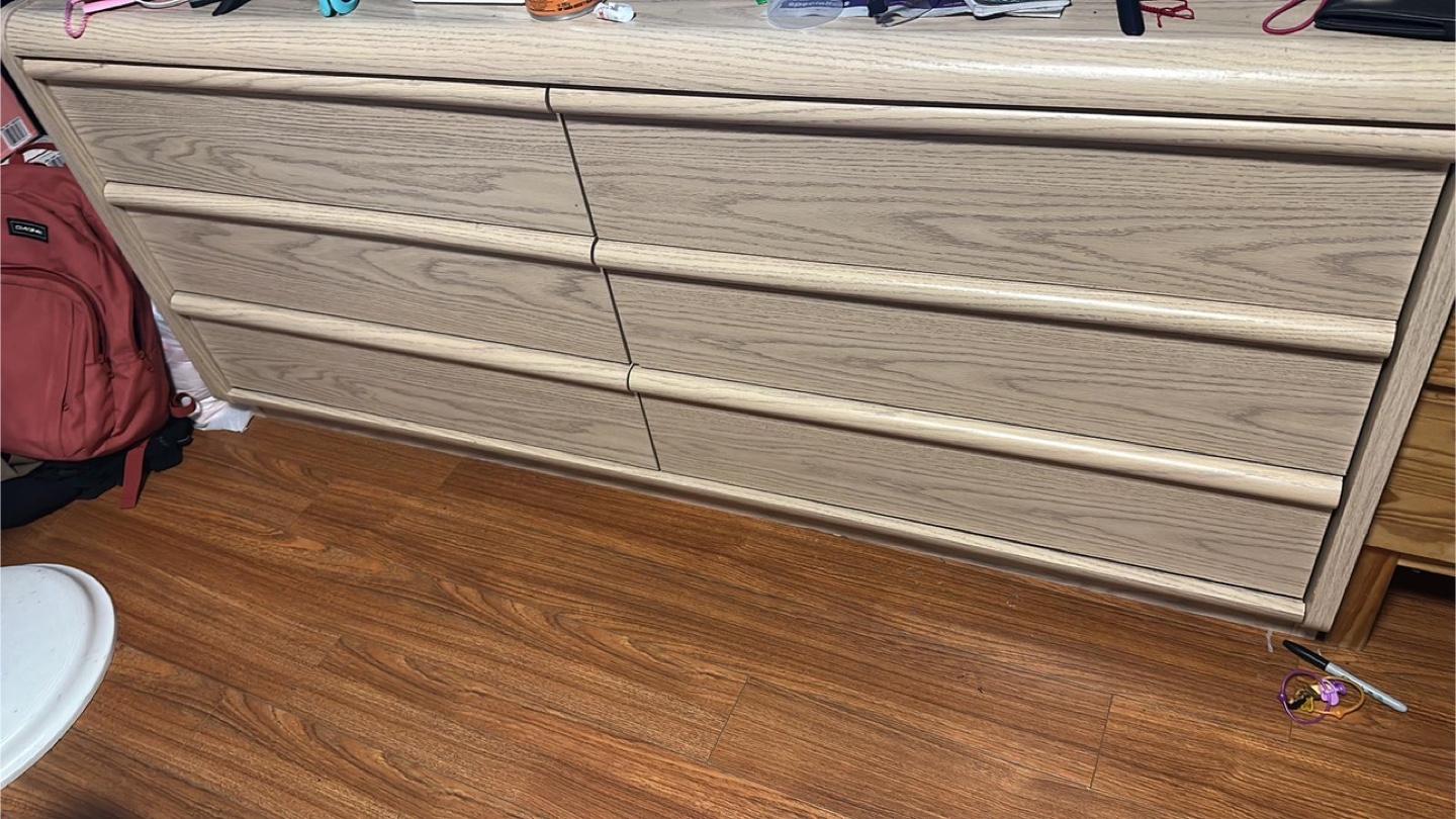 Wooden 6-Drawer Dresser