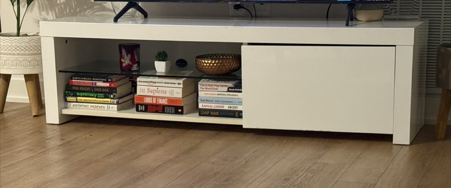 White TV Stand / Entertainment Unit