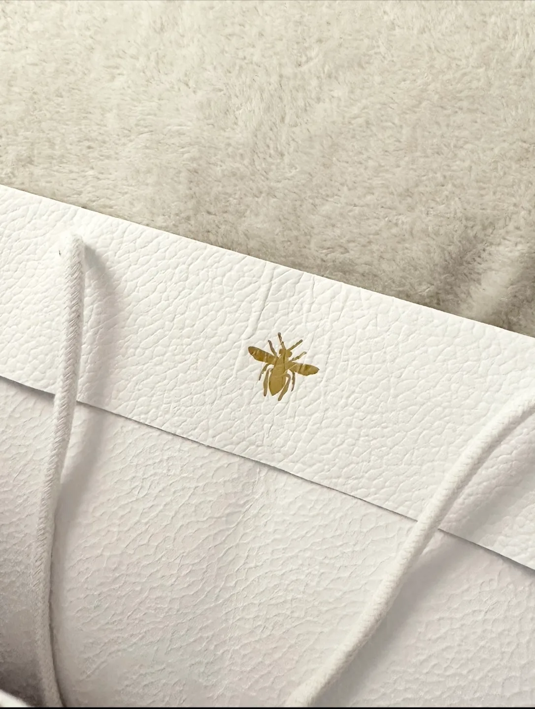 Dior Paper Shopping Bag - White image indicator(2)