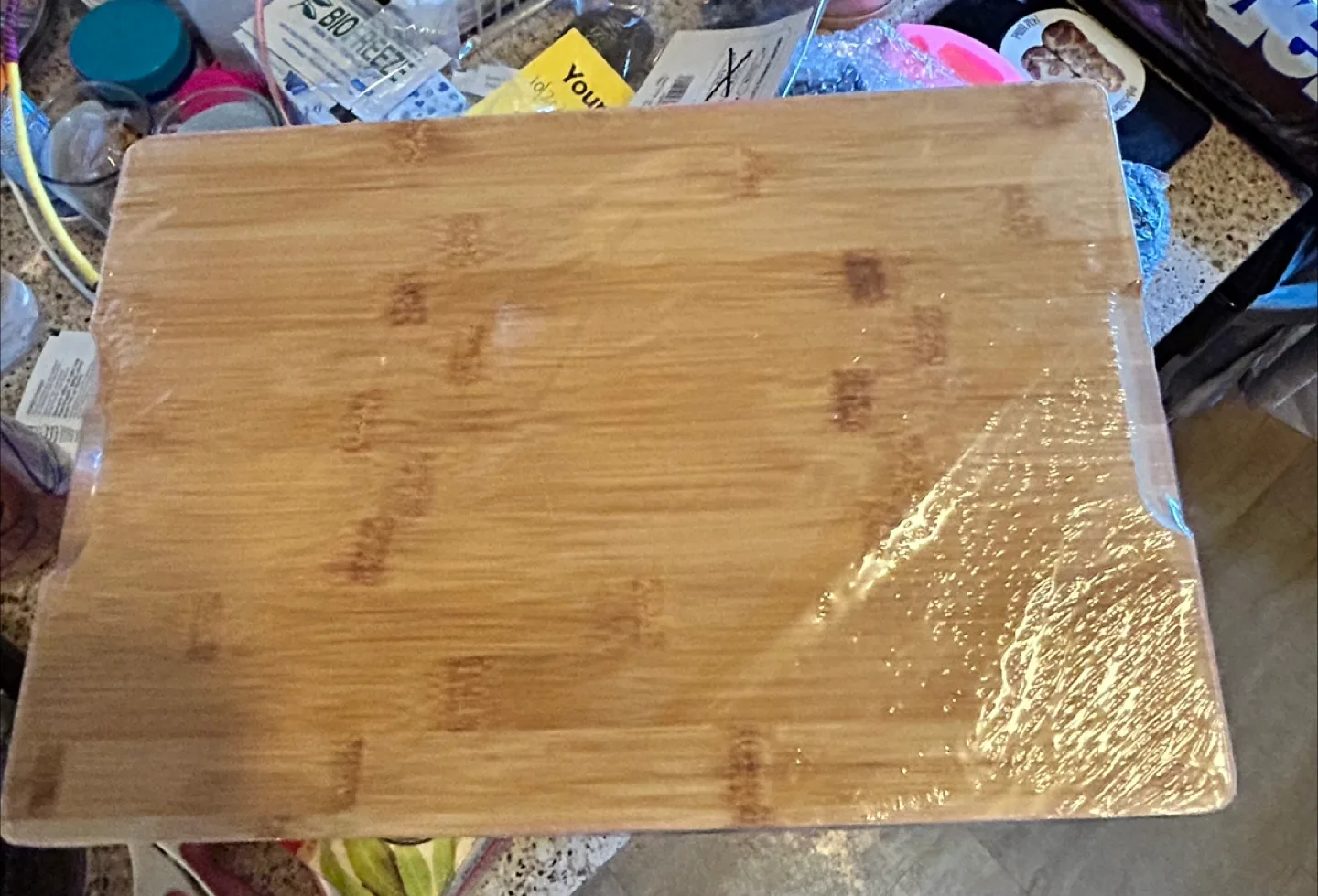 New Organic Bamboo Cutting Board - 15 x 10 in image indicator(2)