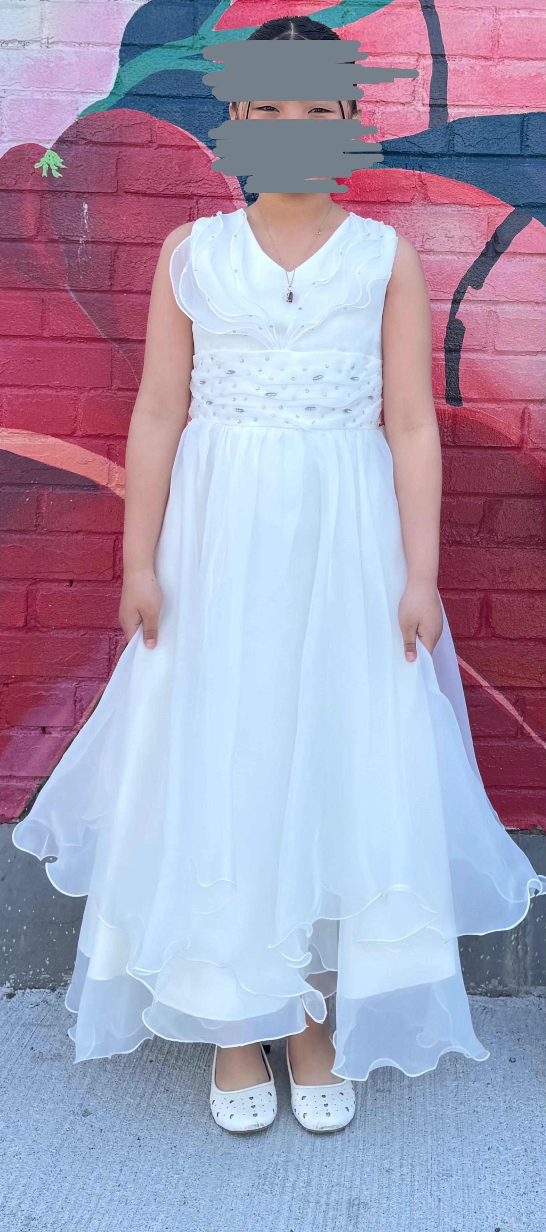 White Dress (first communion/flower girl) image indicator(2)