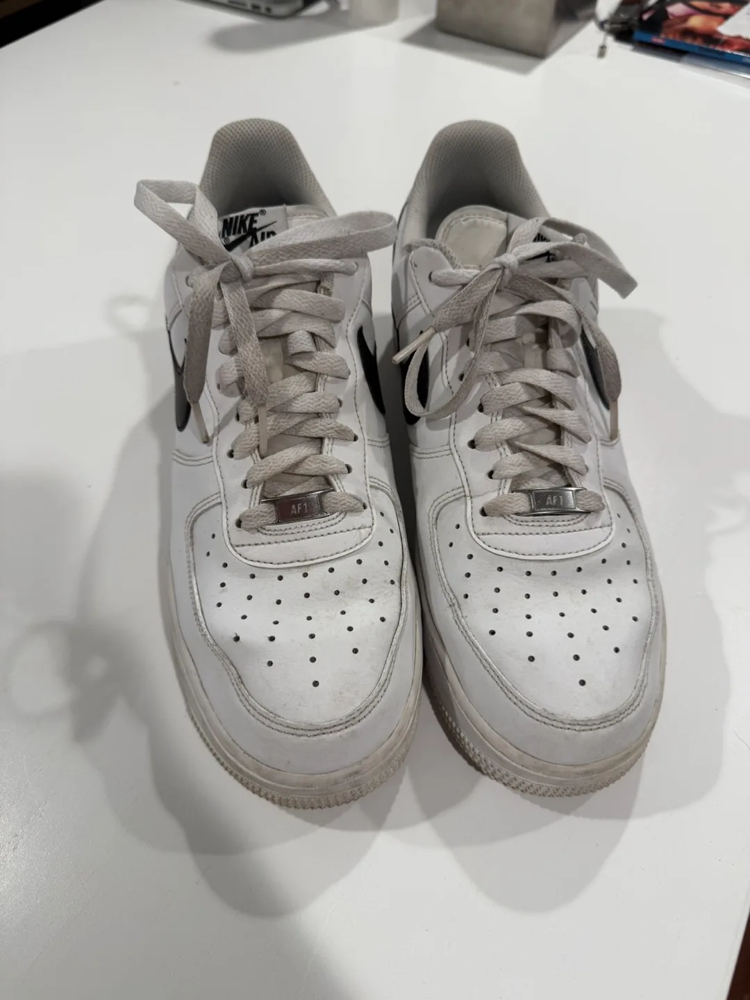 Nike Air Force 1 White Sneakers image indicator(5)