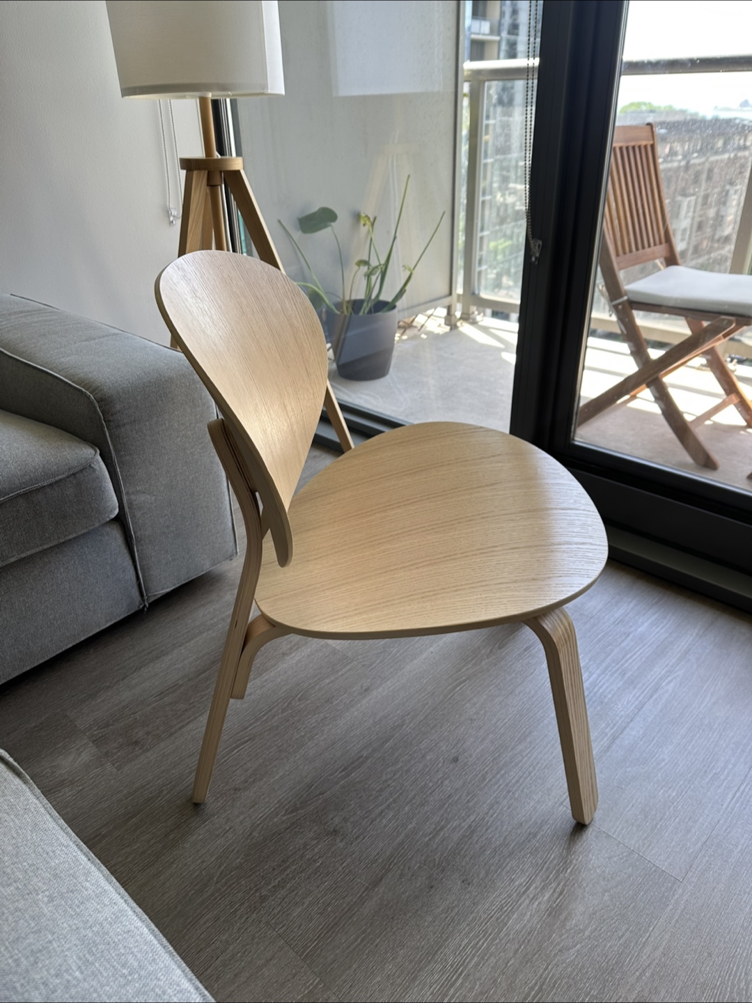 IKEA FRÖSET Chair - White Stained Oak Veneer - photo 2
