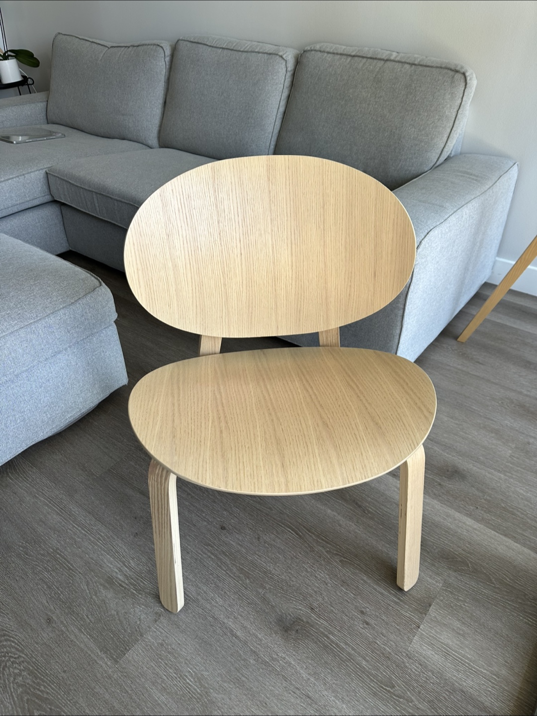IKEA FRÖSET Chair - White Stained Oak Veneer