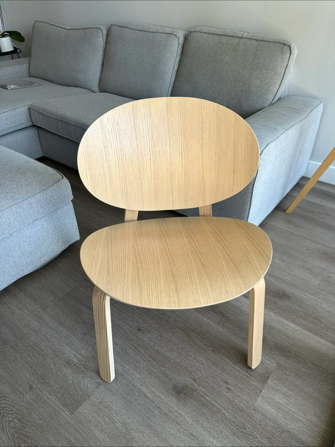 IKEA FRÖSET Chair - White Stained Oak Veneer thumbnail