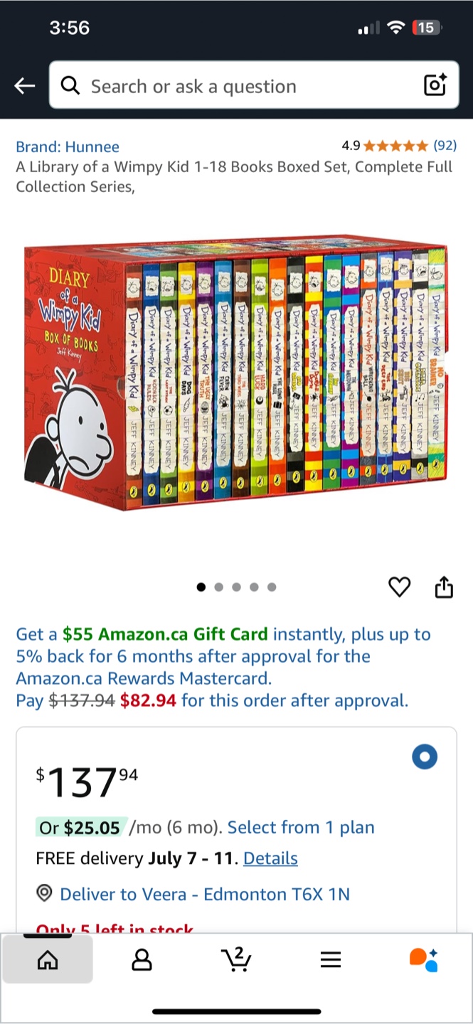 Diary of a Wimpy Kid 1-18 Book Boxed Set by Jeff Kinney - photo 3