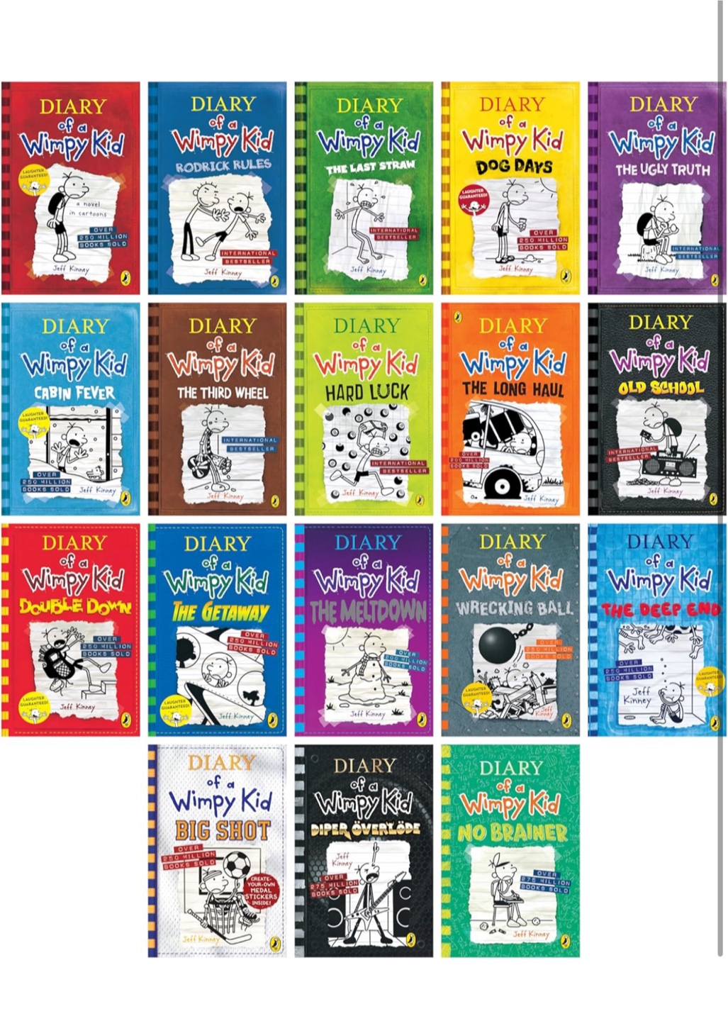 Diary of a Wimpy Kid 1-18 Book Boxed Set by Jeff Kinney - photo 4