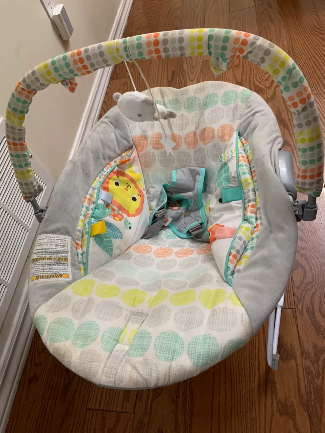 Baby Bouncer Bassinet with Hanging Toy image indicator(6)