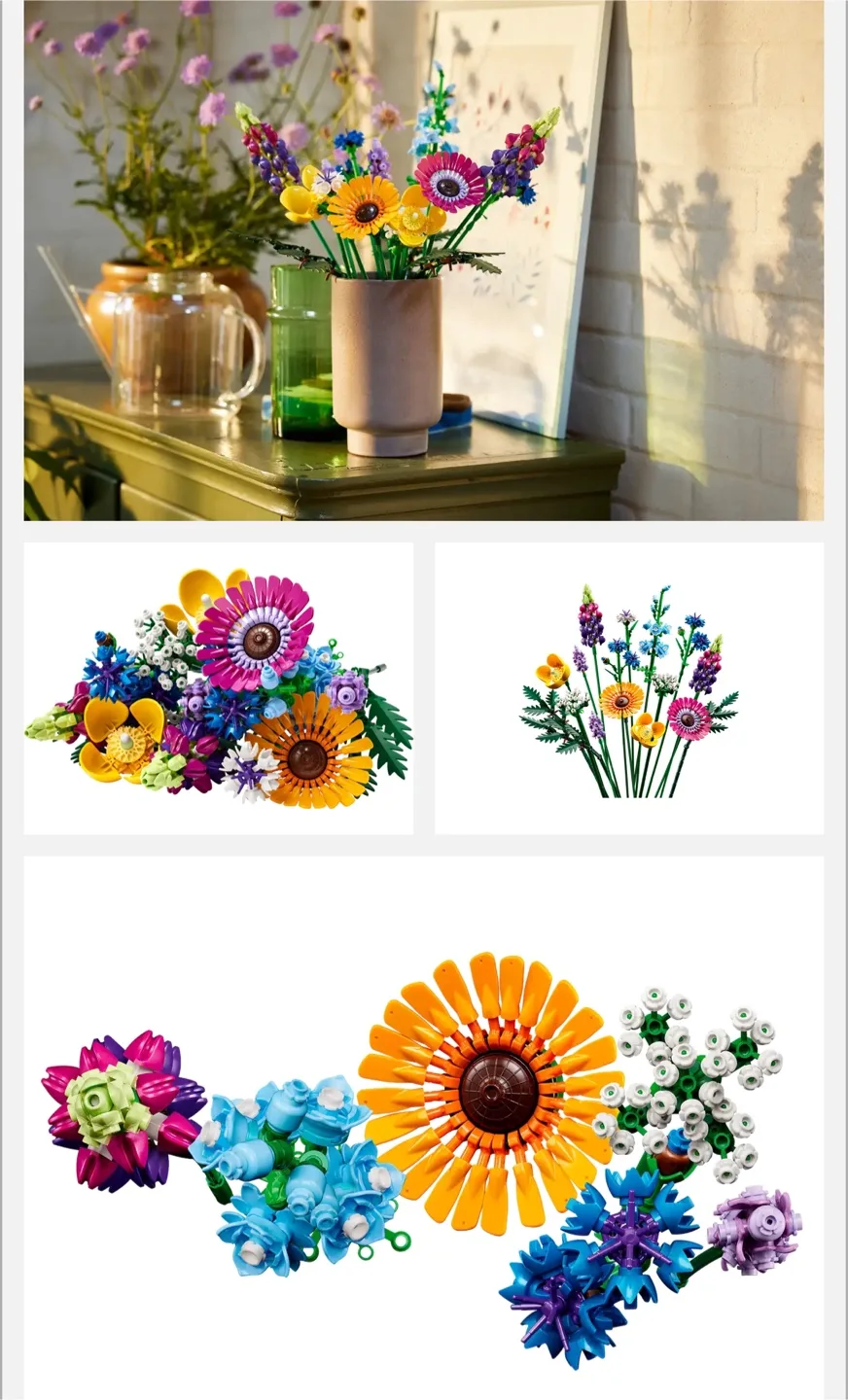 New LEGO Botanical Collection Wildflower Bouquet 10313 image indicator(2)
