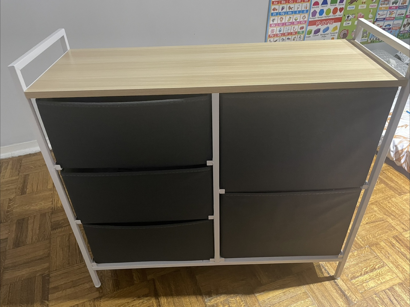 Storage Dresser with Fabric Drawers (Moving out sale) - photo 2