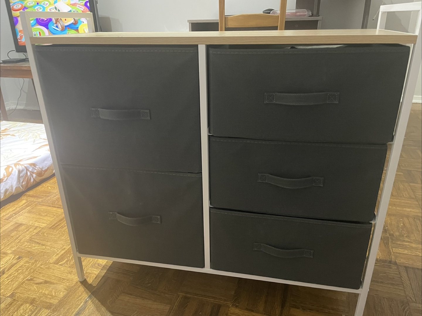 Storage Dresser with Fabric Drawers (Moving out sale)