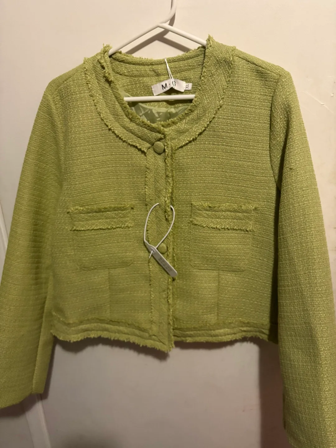 M&G Green Tweed Jacket - Size XL thumbnail