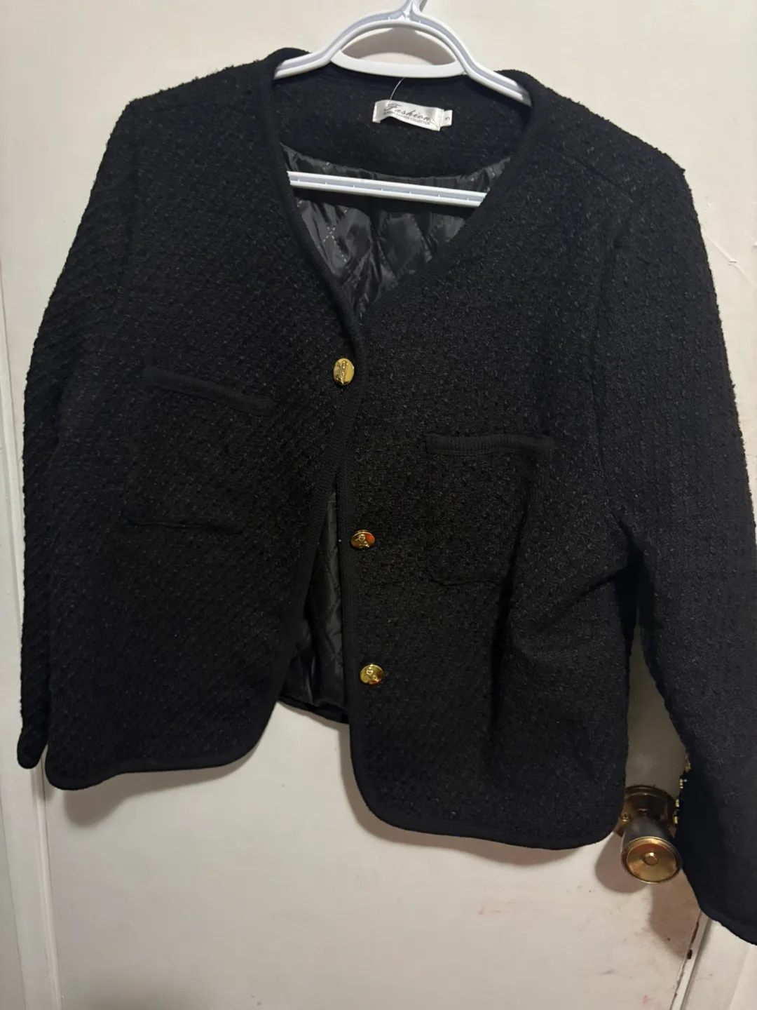 Black Tweed Jacket thumbnail