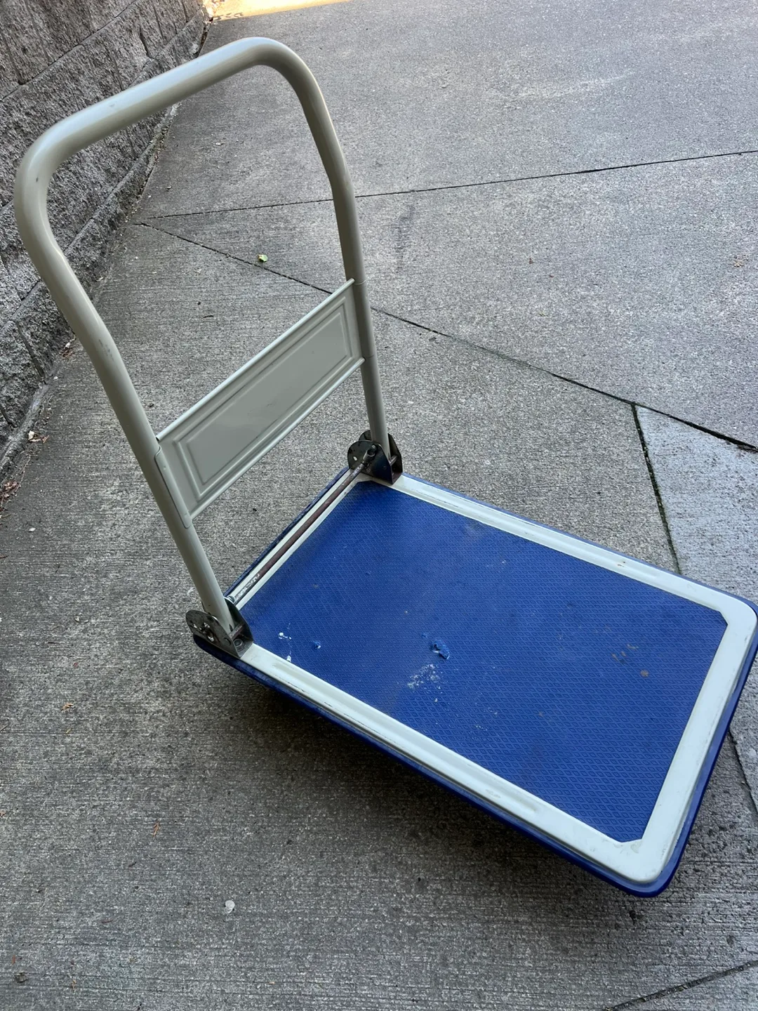 Blue Folding Platform Cart thumbnail