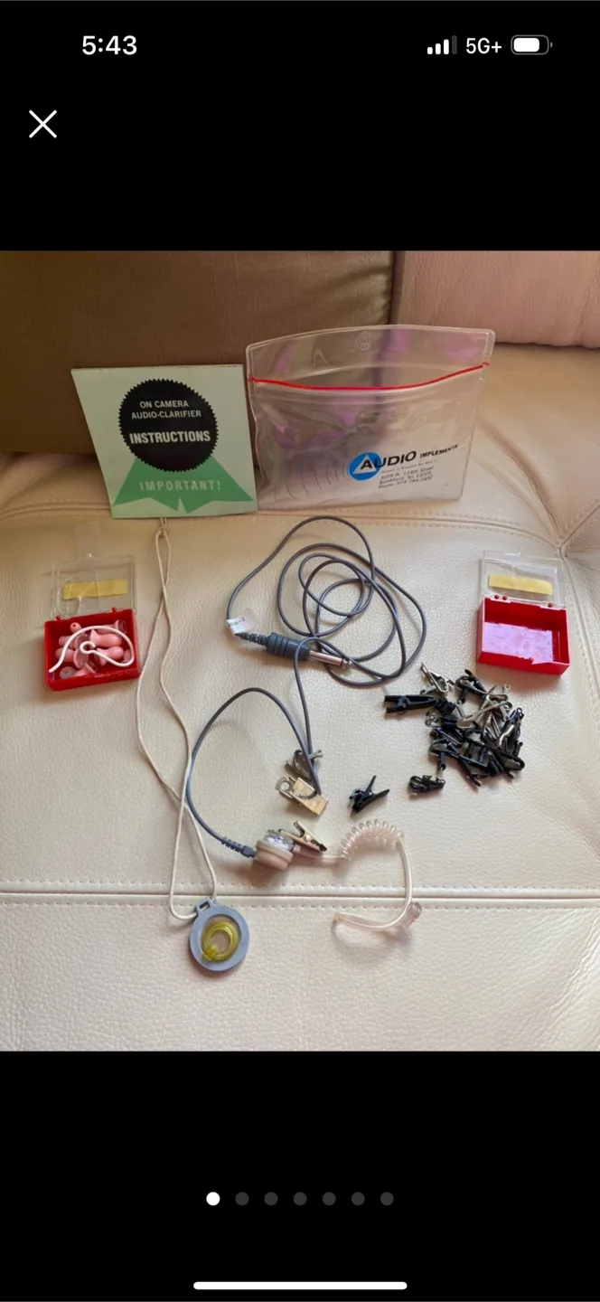 Audio Implements On Camera Audio-Clarifier mic’s etc thumbnail