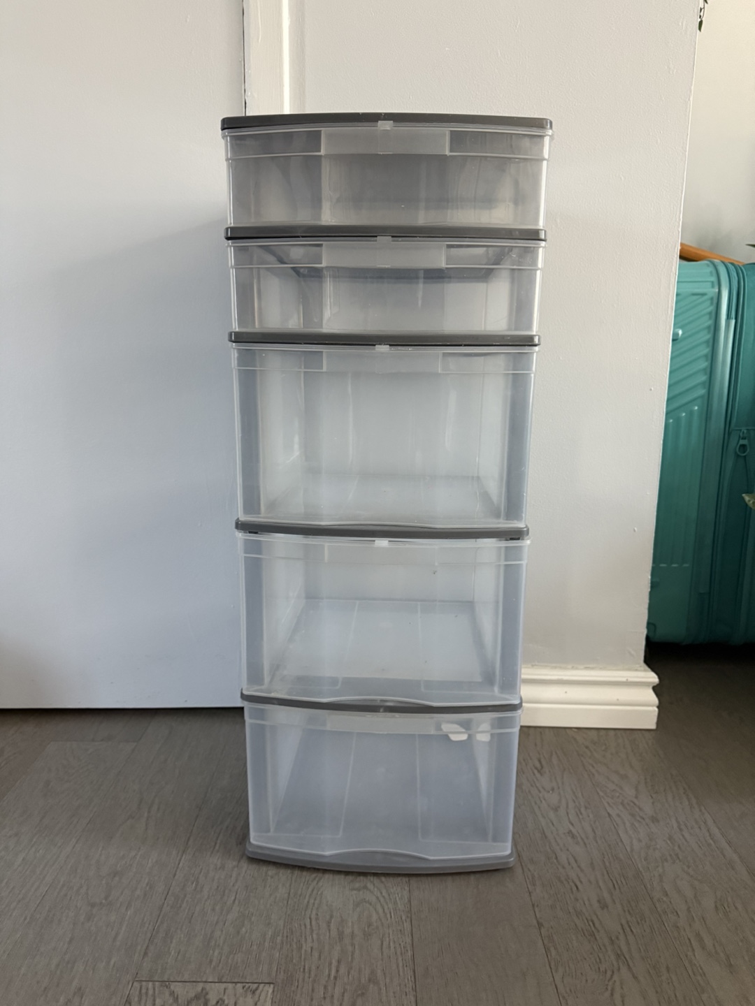 5-Drawer Plastic Storage Tower