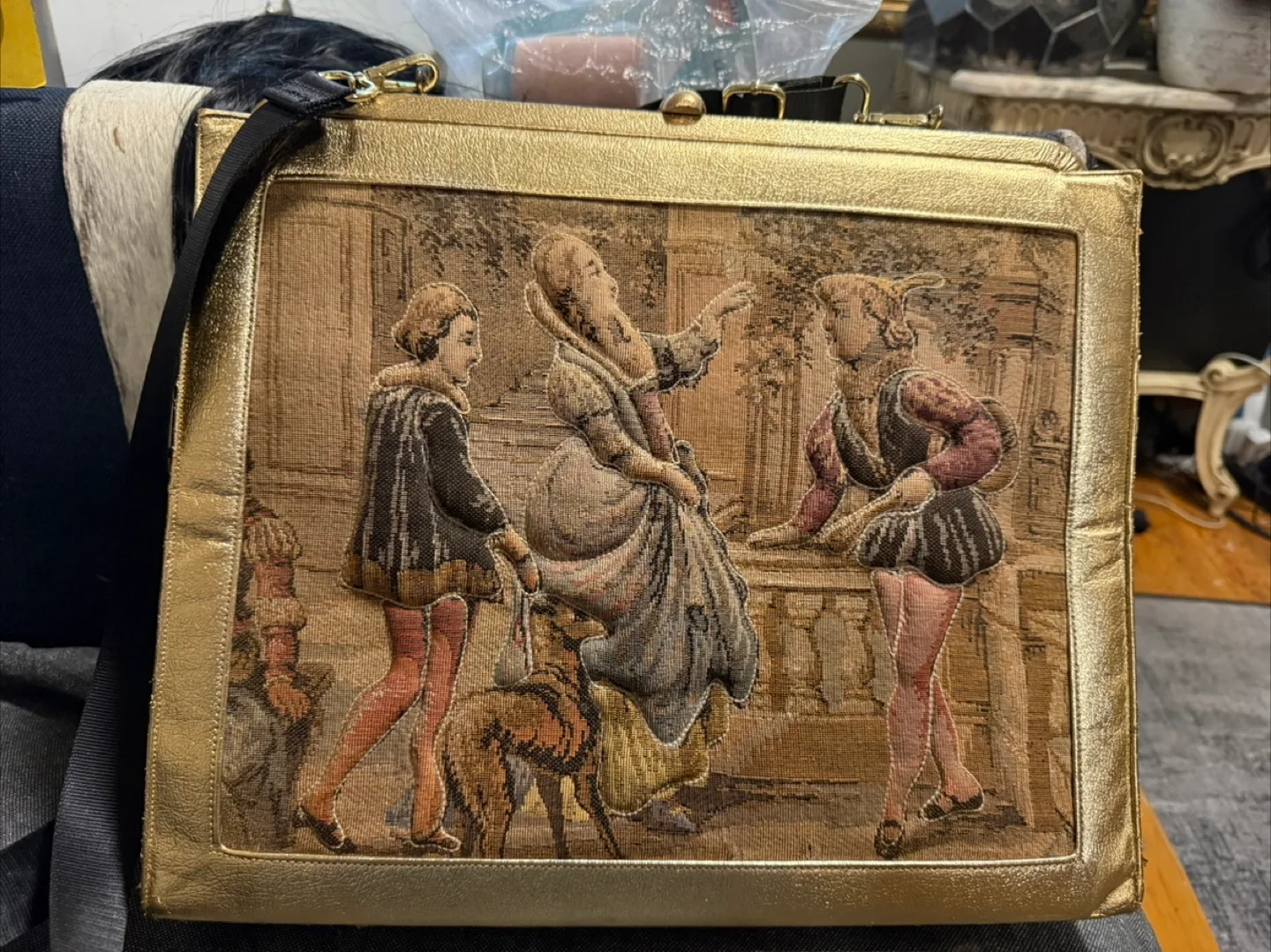 Antique unique,shoulder Handbag thumbnail