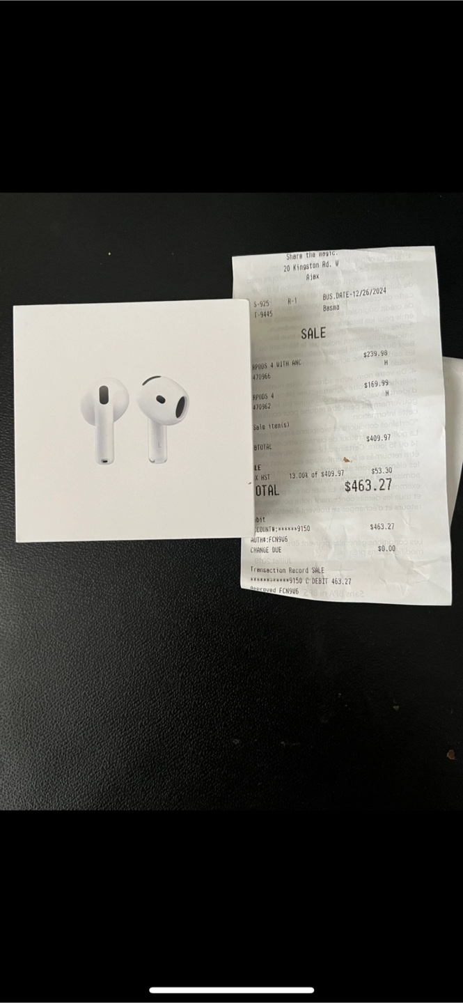Apple AirPods 4 with ANC - New in Box