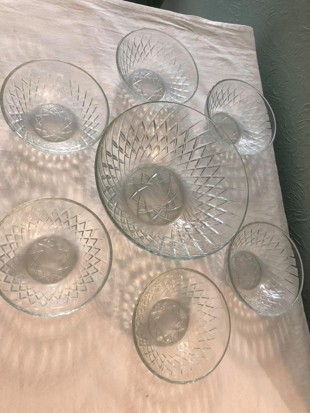 Crystal Glass Bowl Set (7 pieces) - photo 2