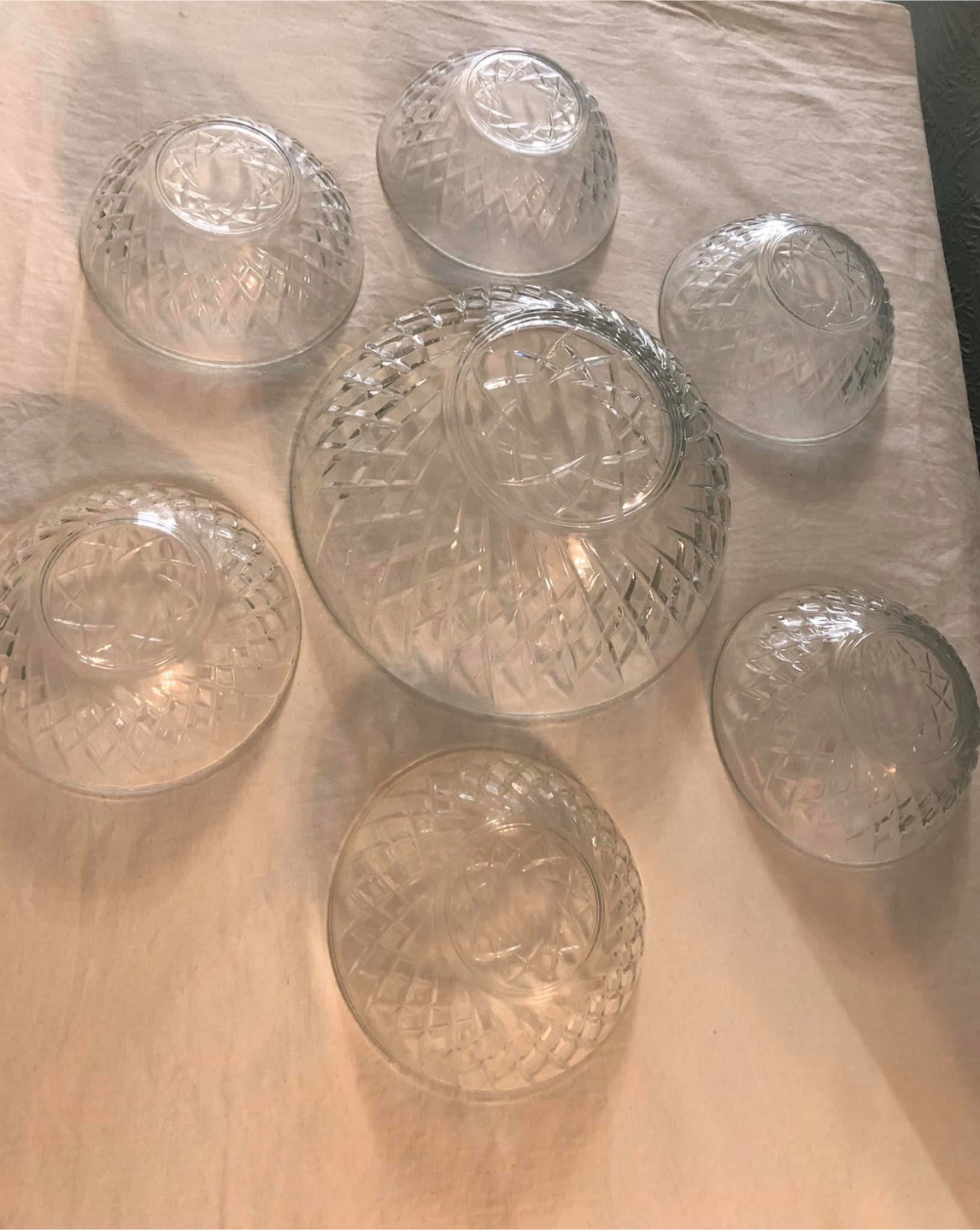 Crystal Glass Bowl Set (7 pieces) - photo 3
