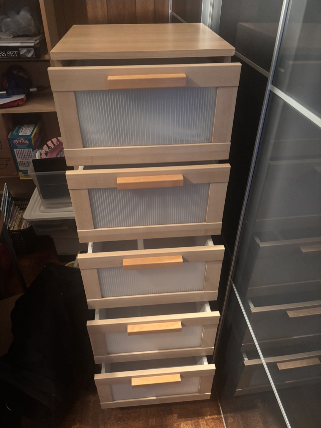 IKEA Hemnes 5-Drawer Chest - Light Brown - photo 2