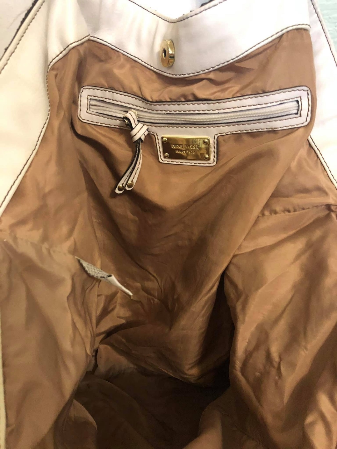 Nine West Shoulder Bag - White & Brown - photo 4