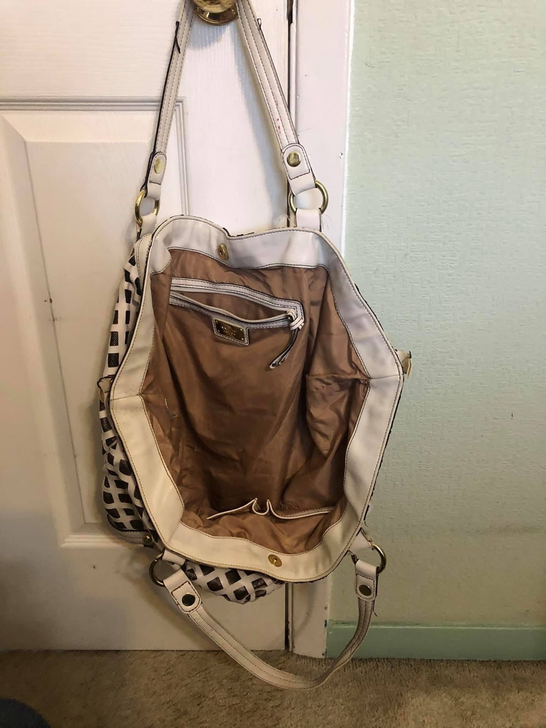 Nine West Shoulder Bag - White & Brown - photo 2