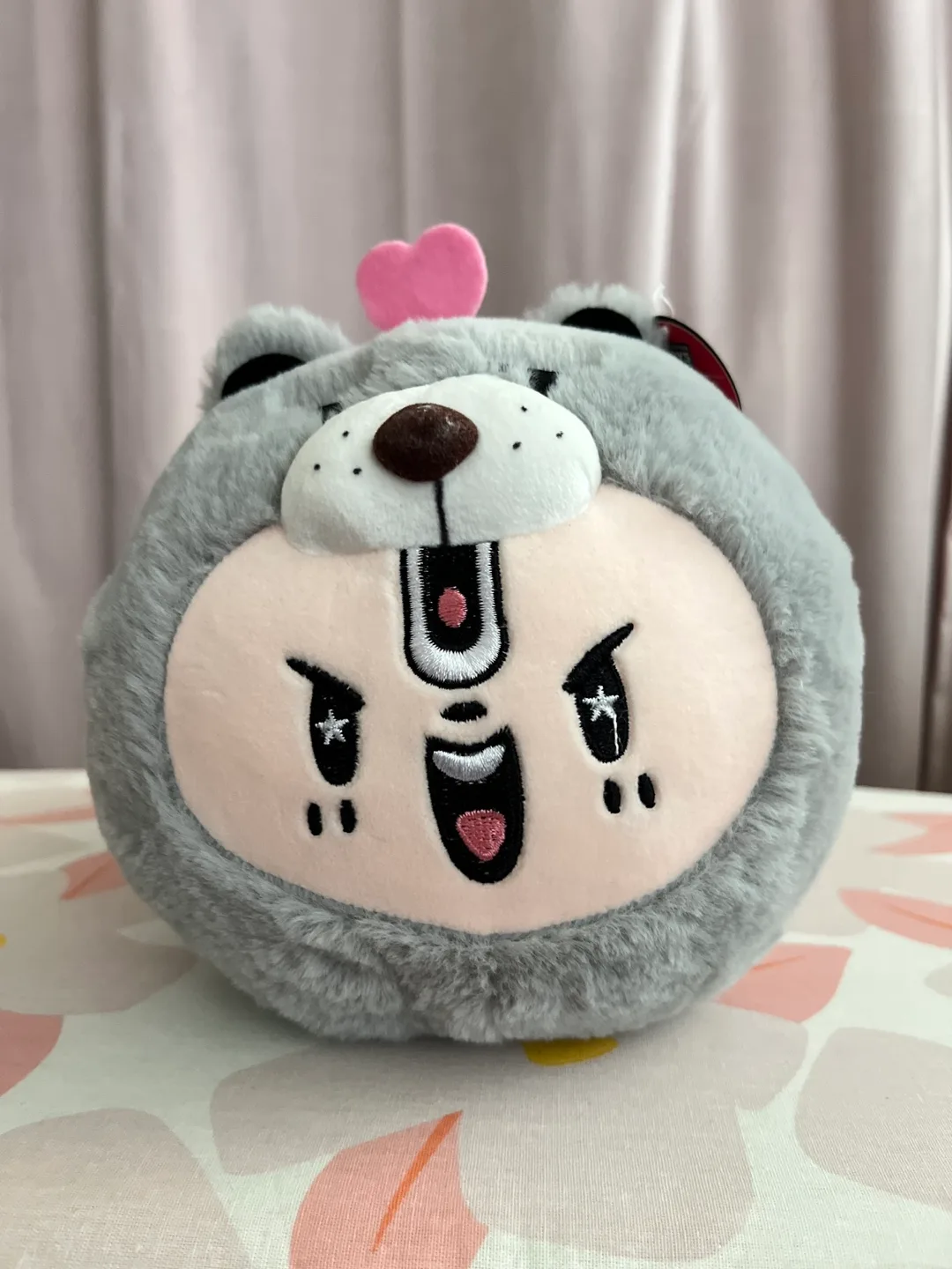 Implication Toys Round Plush - Grey thumbnail