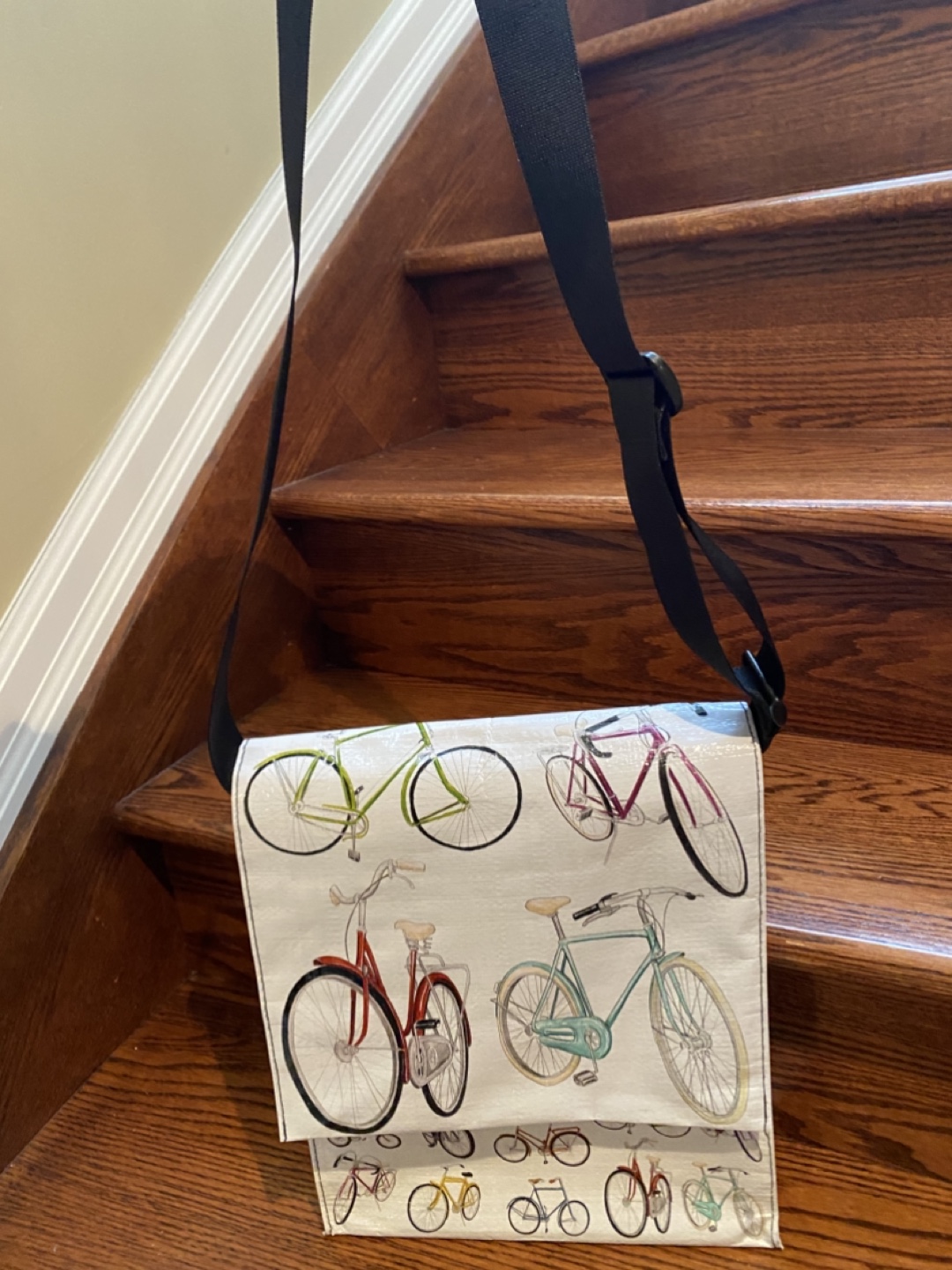 Blue Q Bike Print Shoulder Bag - photo 2