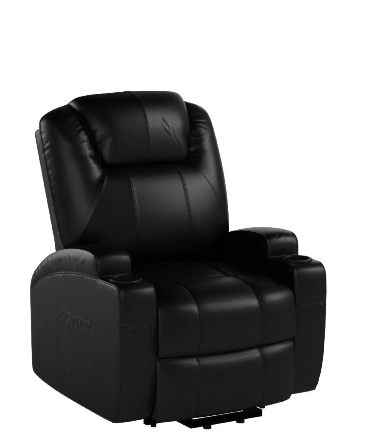 Black Leather Recliner Chair thumbnail