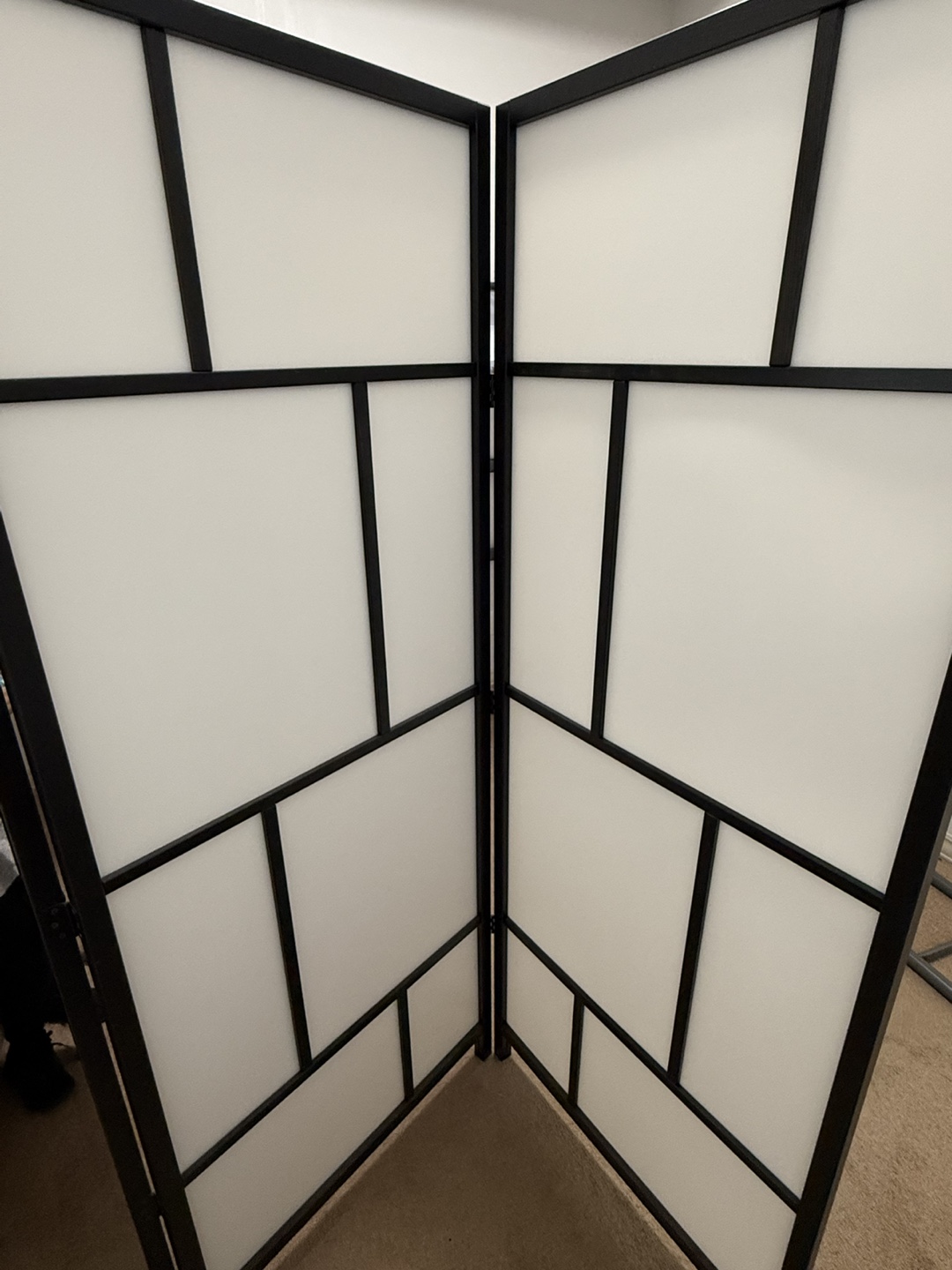 IKEA RISÖR Room Divider - White/Black - photo 2