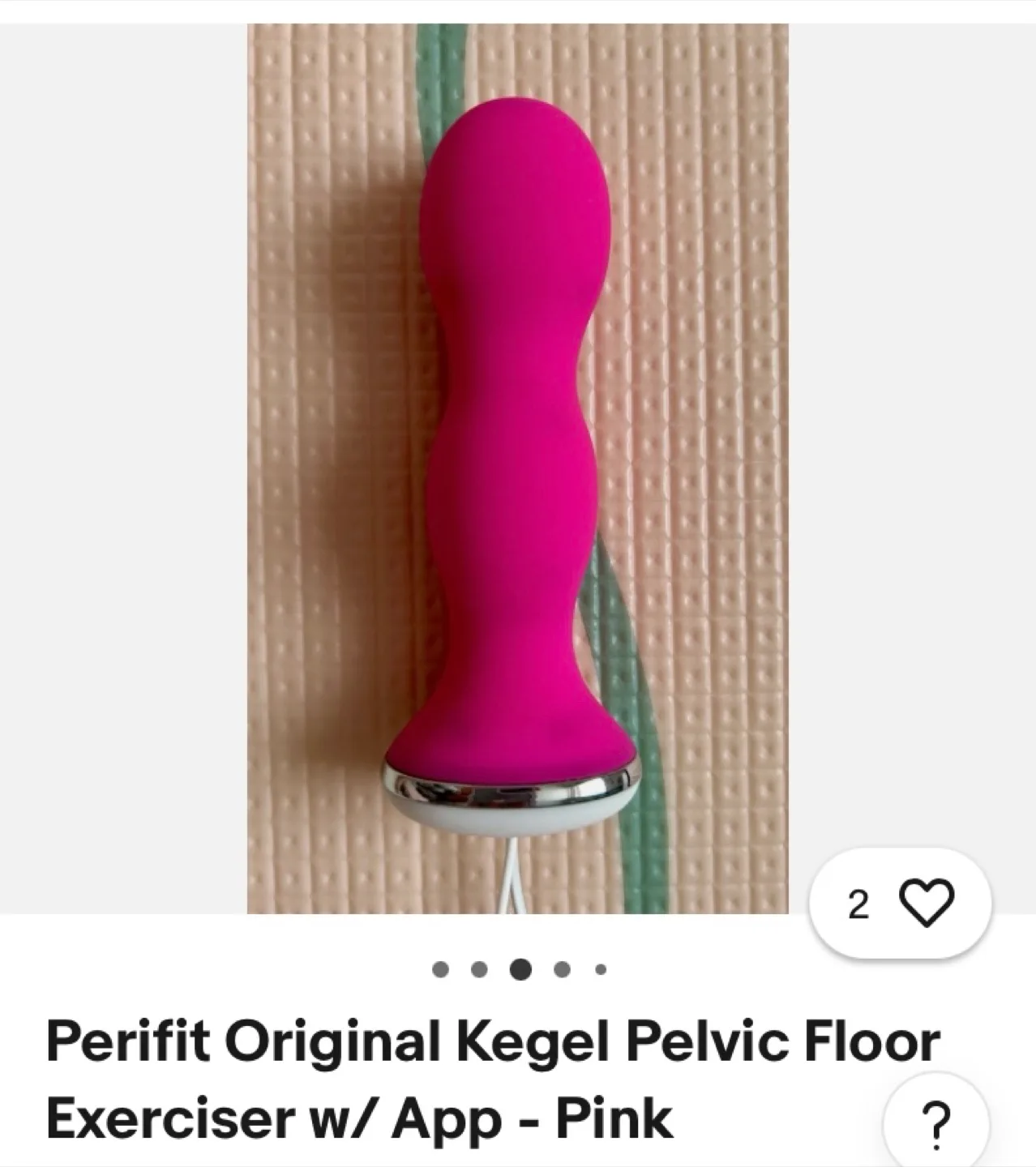 Perifit Kegel Exerciser - Pink image indicator(4)