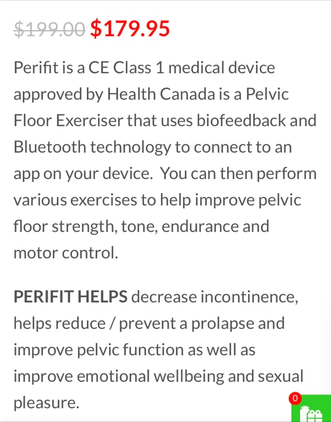 Perifit Kegel Exerciser - Pink image indicator(6)