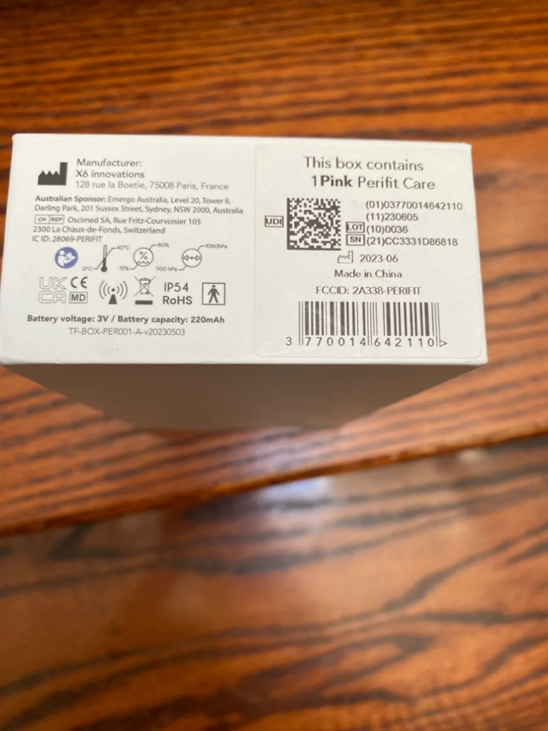 Perifit Kegel Exerciser - Pink image indicator(3)