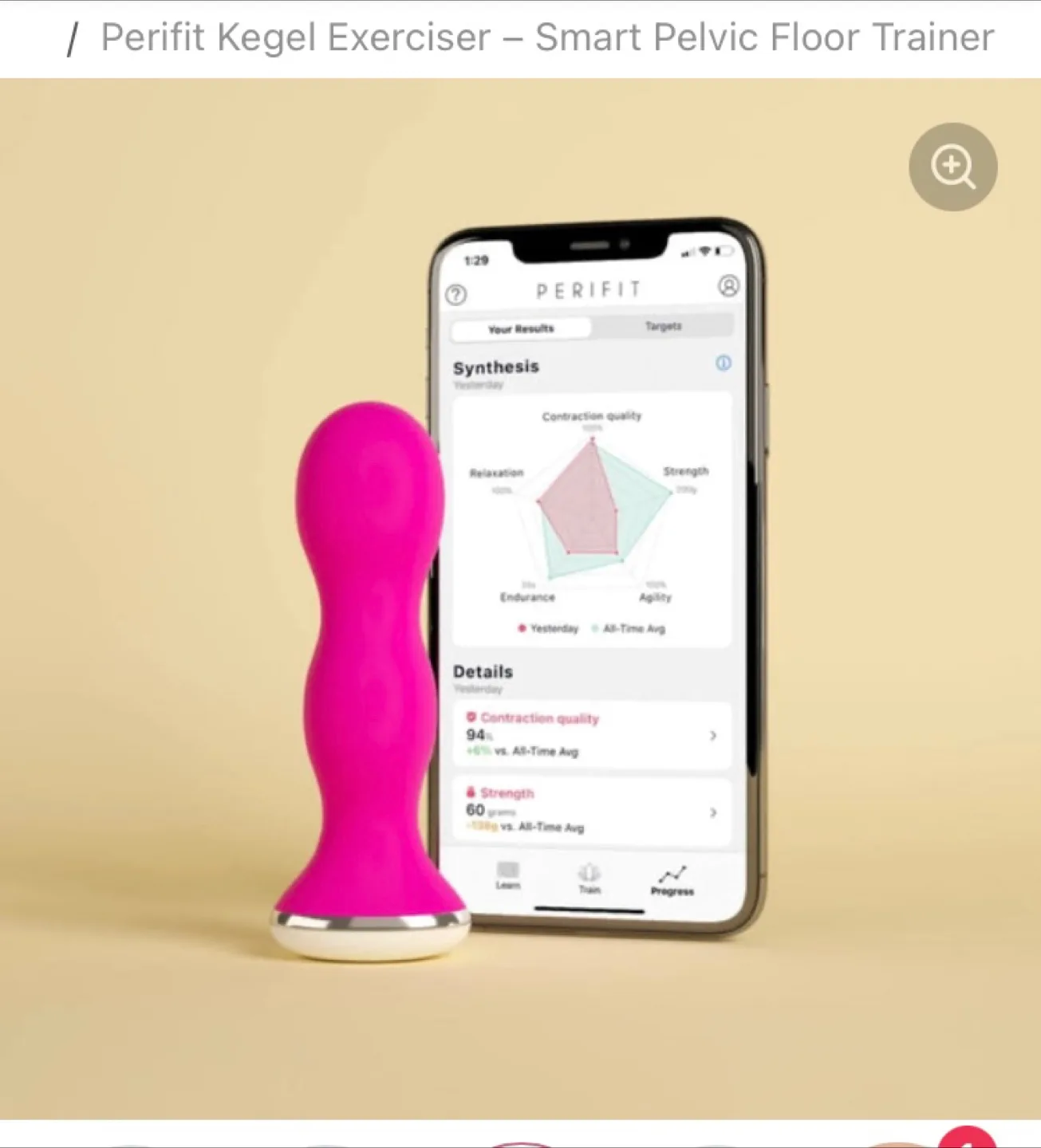 Perifit Kegel Exerciser - Pink image indicator(9)