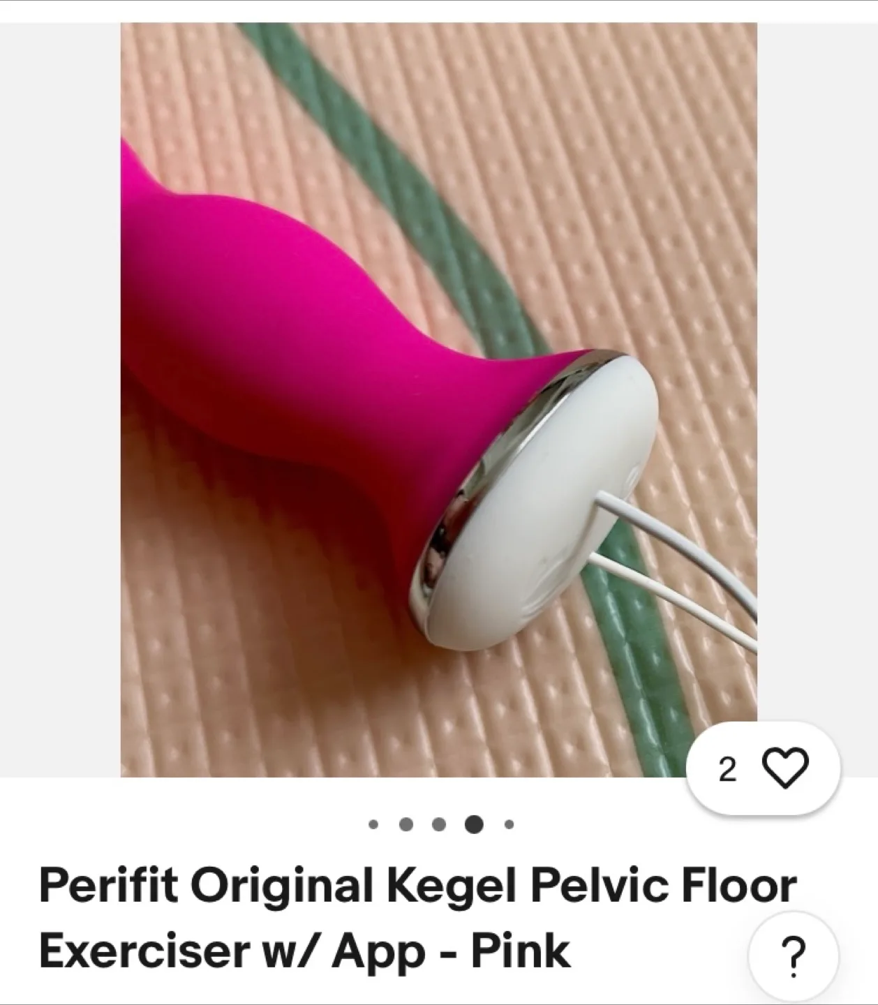 Perifit Kegel Exerciser - Pink image indicator(8)