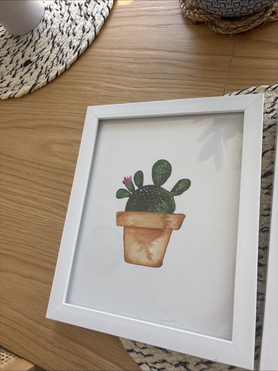 Cactus Print Framed Wall Art - Set of 3 - photo 2