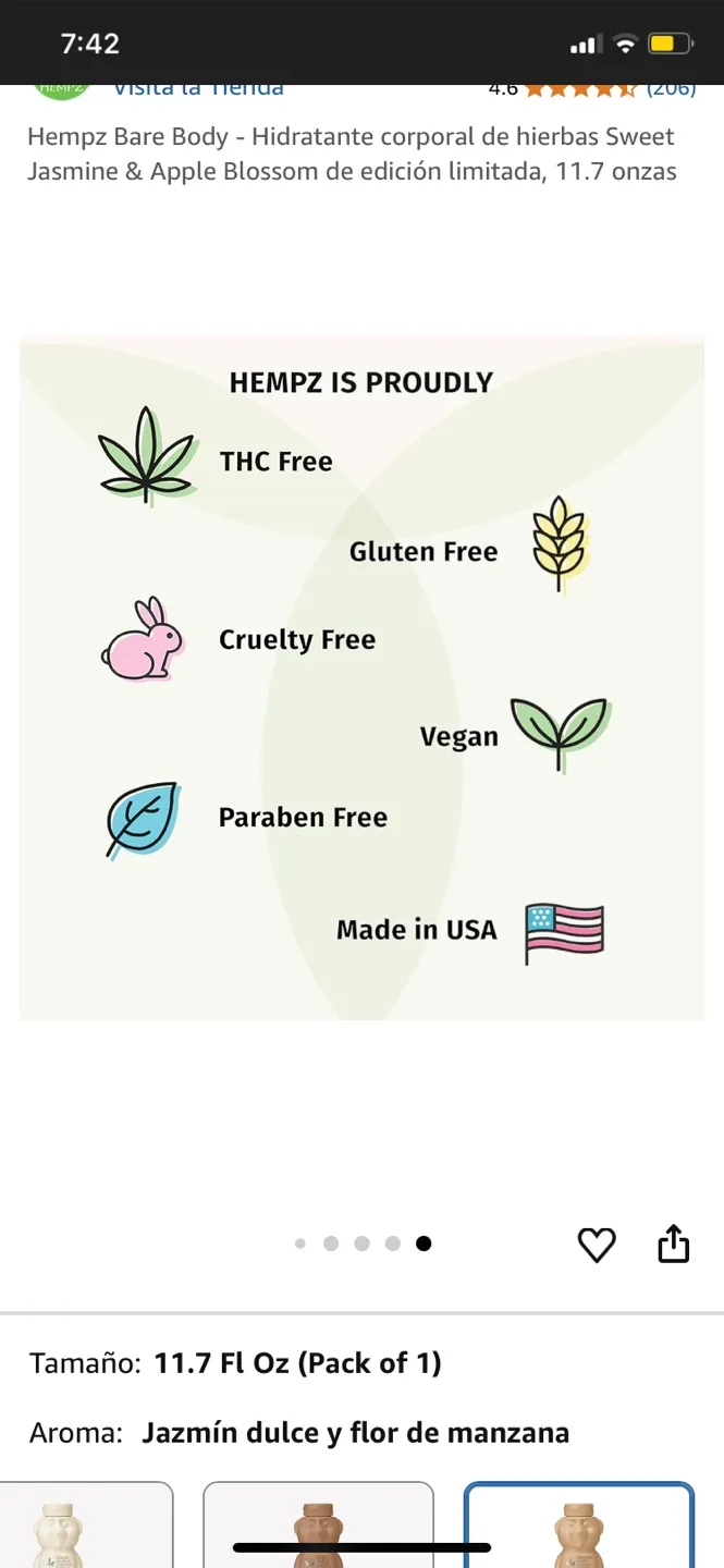 Hempz Sweet Jasmine & Apple Blossom Moisturizer image indicator(9)