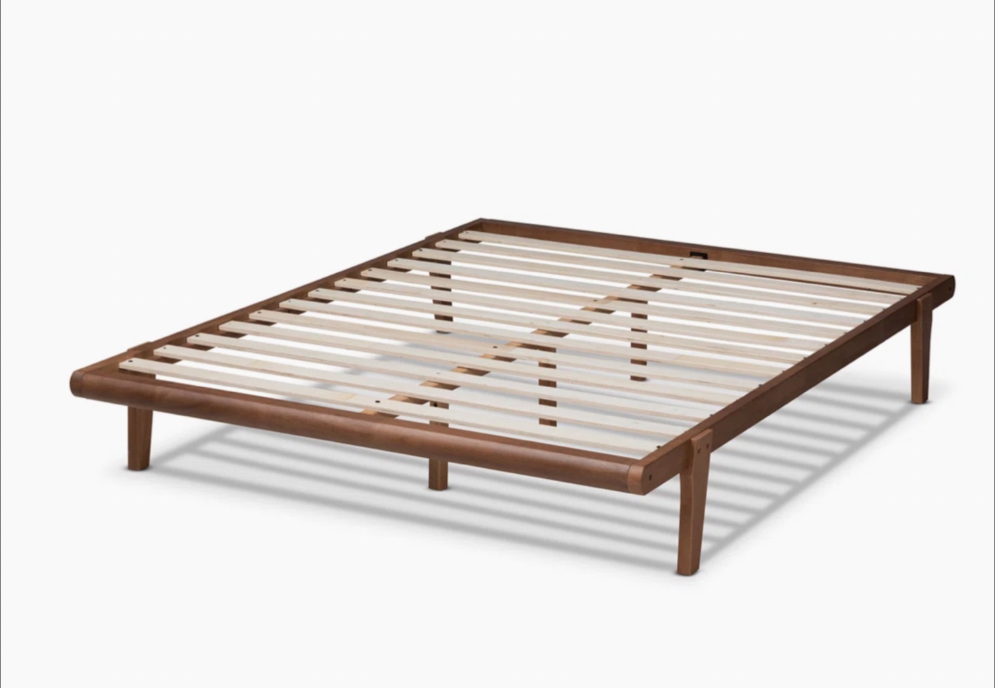 Solid wood platform bed frame FULL - photo 3