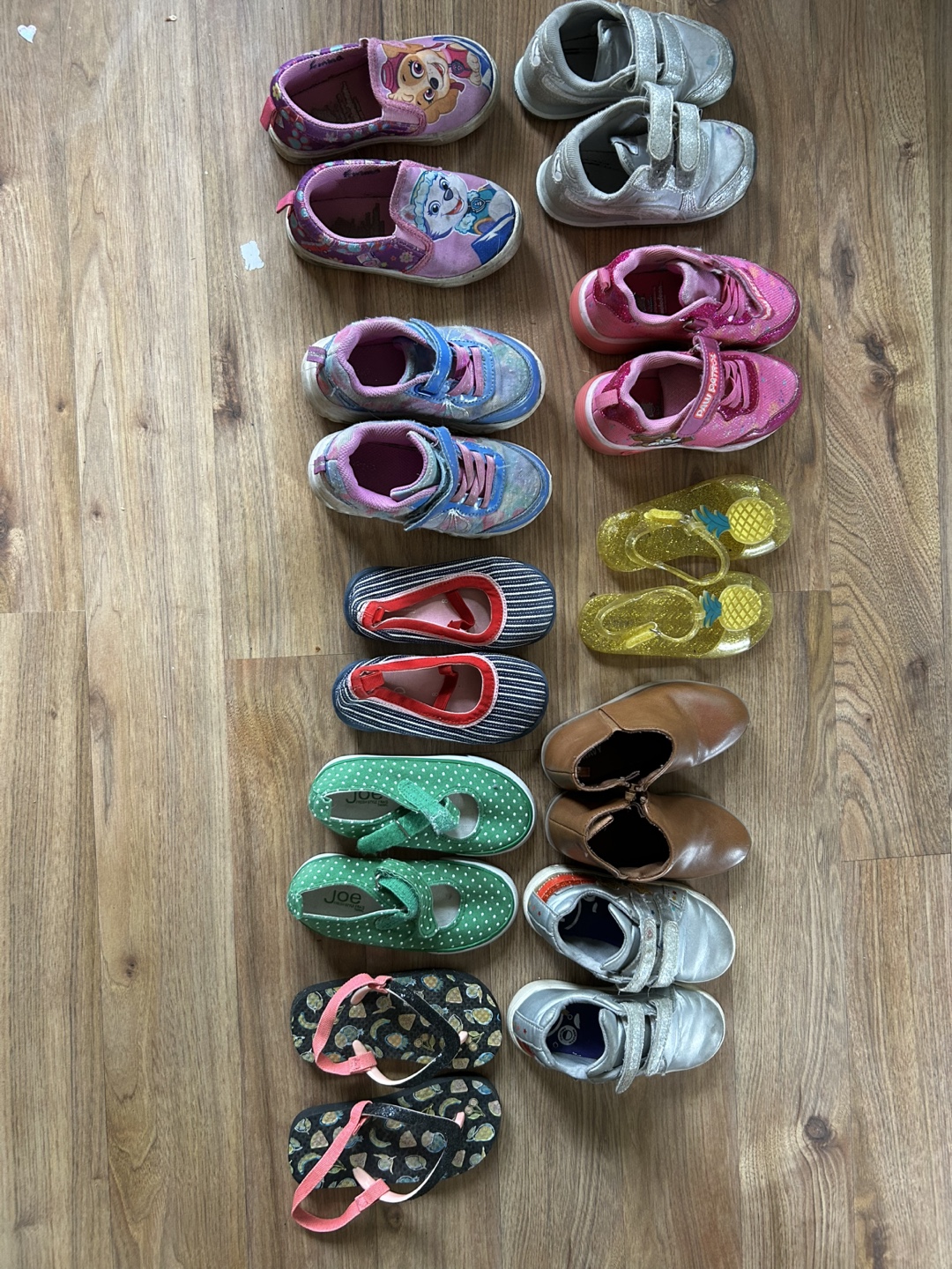 Size 8 Assorted Kids' Shoes - Various Brands & Sizes