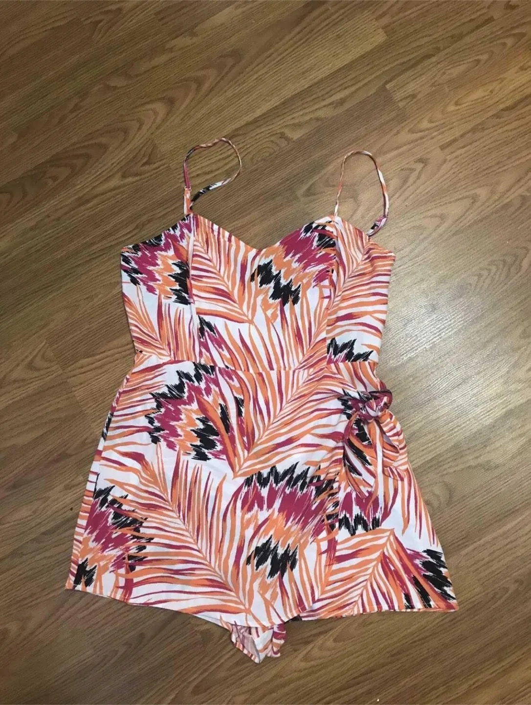 Forever 21 women’s small tropical skort romper thumbnail