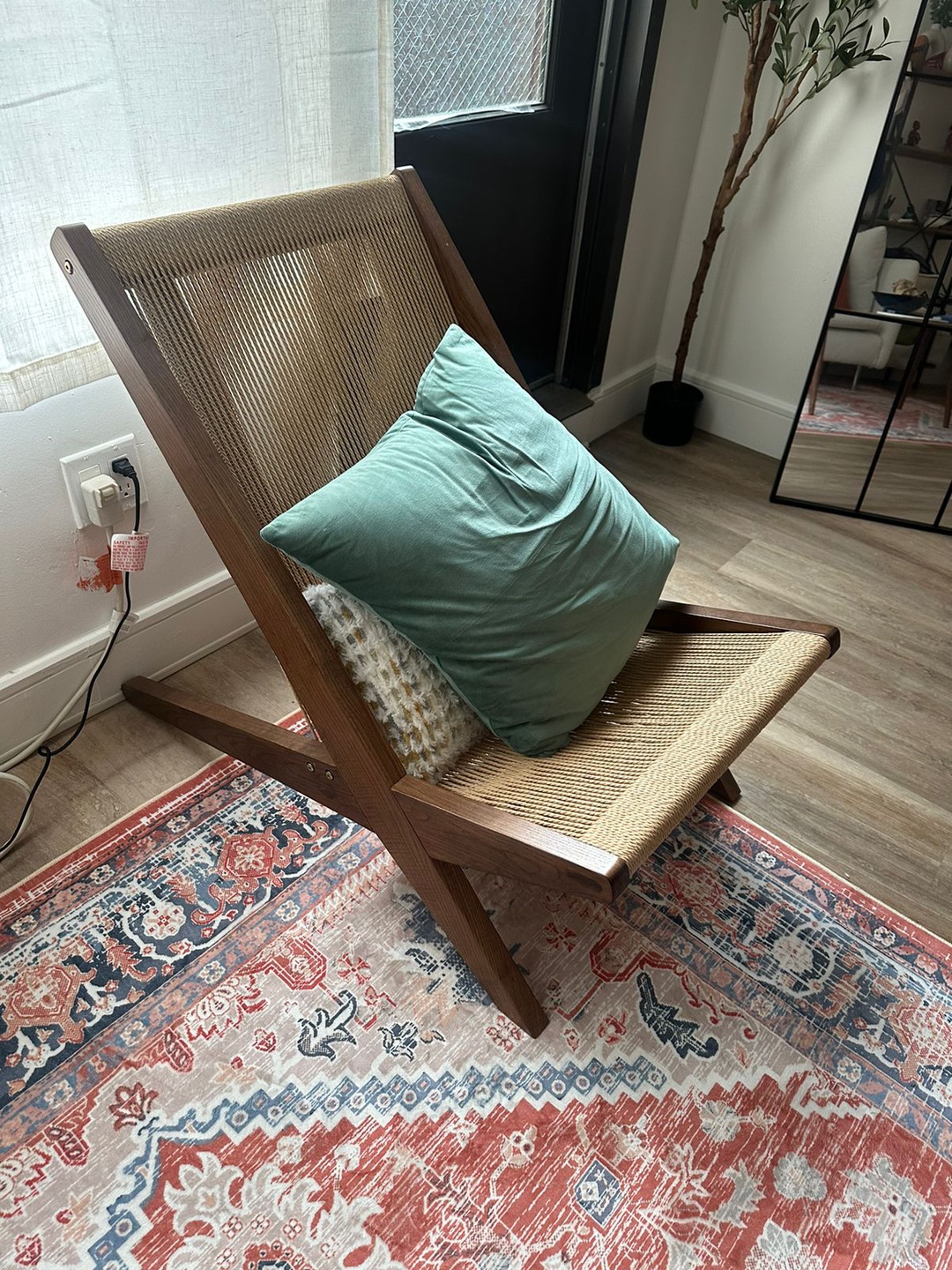 Safavieh Trisha Folding Rope Accent Chair