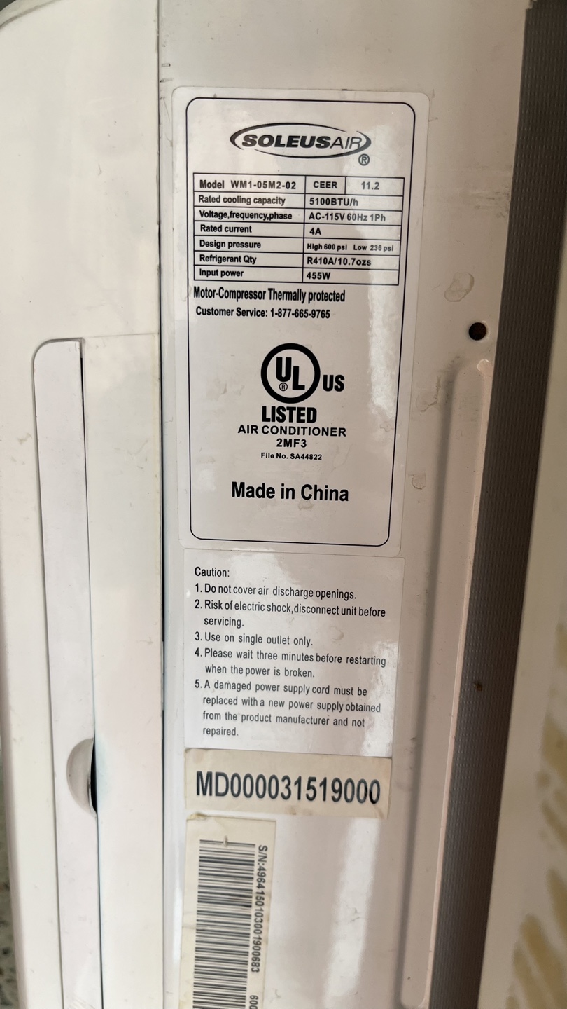 Soleus Air Window Air Conditioner - photo 5