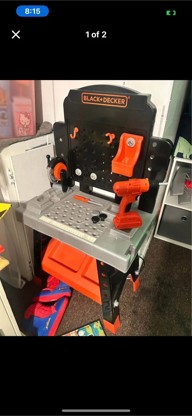 Black+Decker Kids Workbench with Tools thumbnail