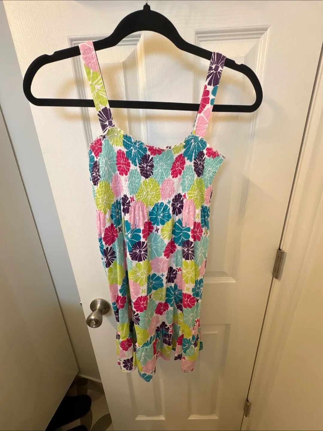 Hurley Girls' Floral Smocked Dress - Size XL thumbnail