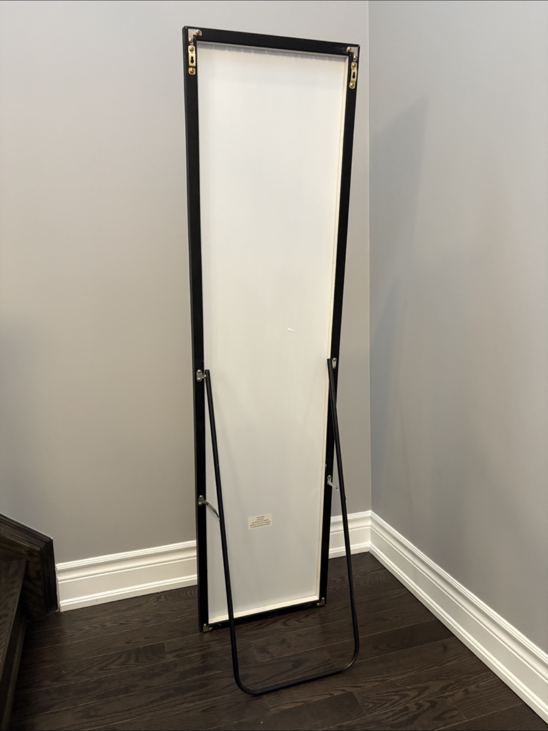 Full Length Mirror with Stand - Black Frame - photo 4