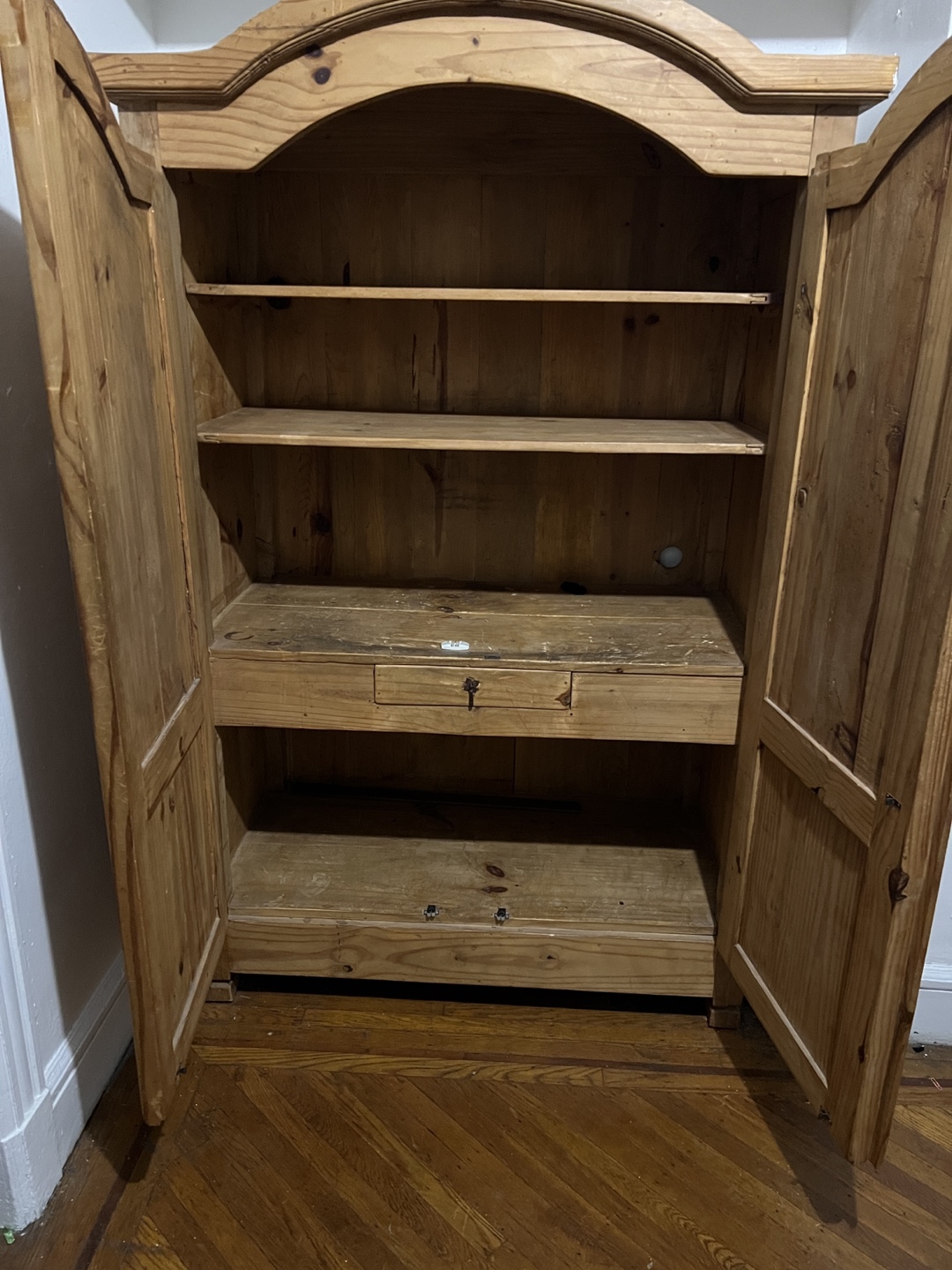 Wooden Armoire Wardrobe Cabinet - photo 2
