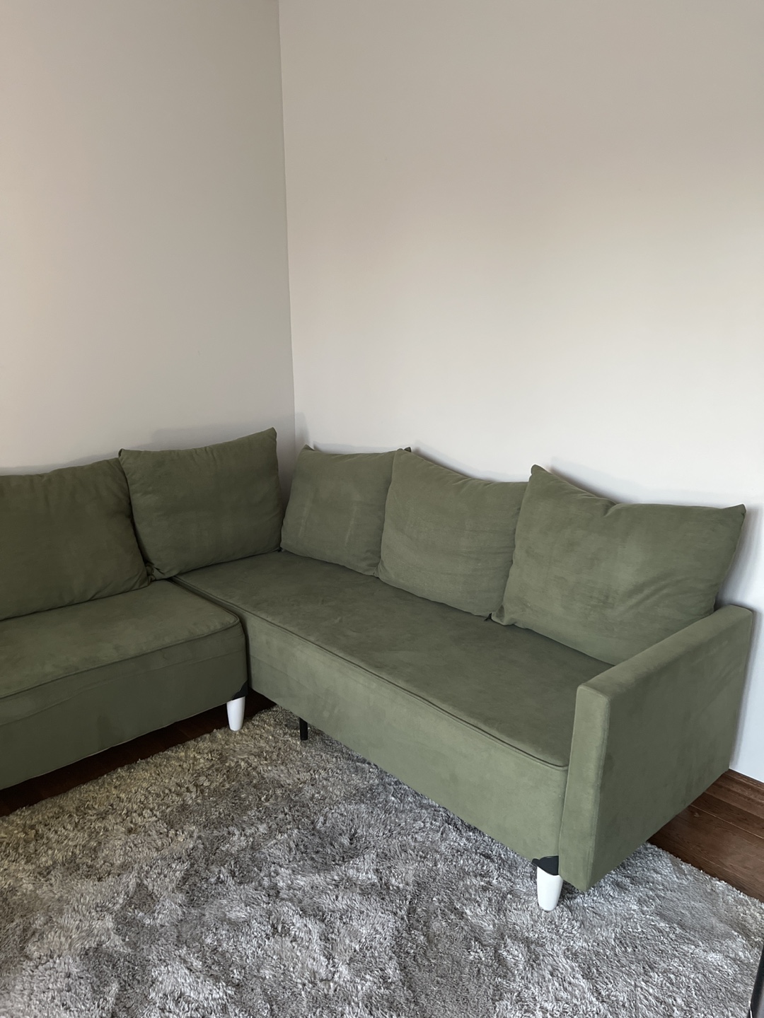 Green Sectional Sofa - photo 4